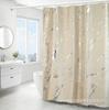 Luxury Minimalist Waterproof Marble Pattern Shower Curtain Partition