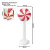 Christmas Inflatable Windmill & Lollipop Standee Decoration Set