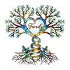 Tree of Life Toilet Cover Sticker Waterproof Toilet Lid Tank