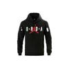 Jumpman Sweatshirts Men's Black Hooded Moderate Regular 834372-010