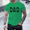 Dad Girl Printed T-Shirt for Men Dad Girl Graphic Tees Tshirts Funny Papa Gift Short Sleeve O Neck Men's T-Shirts Clothing Tops