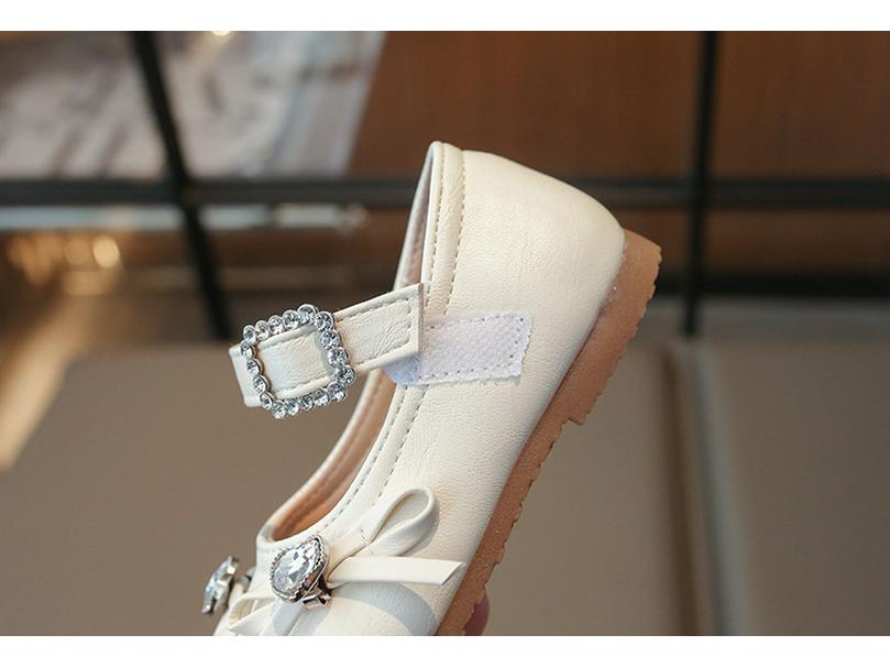 2026 Spring Girl's Bow Princess Leather Flats - Cute & Trendy Low-Cut Shoes