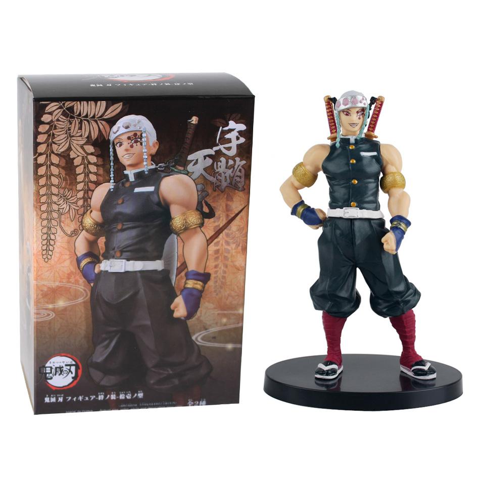 Anime 16CM Demon Slayer Kimetsu No Yaiba Figure Kamado Tanjirou Action Figure Agatsuma Zenitsu Nezuko Warrior PVC Model Toys