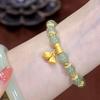 Imitation Hetian Jade Bracelet - Women's Retro Design, Elegant & Durable, Perfect Gift for Girlfriends.