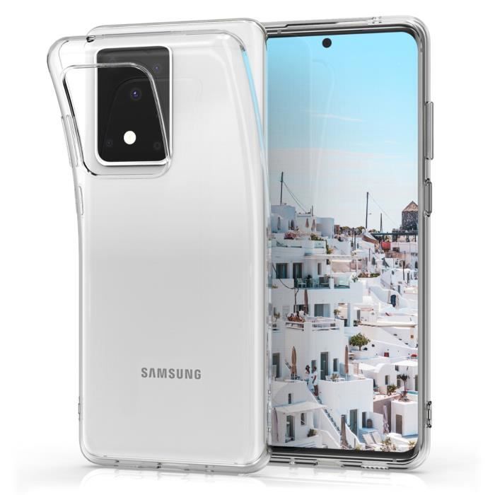 Coque de téléphone - kwmobile - Samsung Galaxy S20 Ultra - Transparent - TPU - Souple