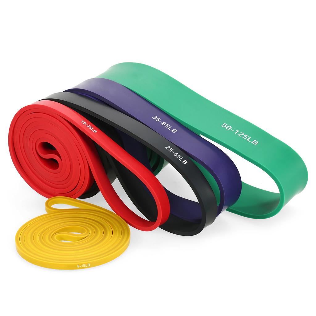 Pull Up Assist Bands Collection Resistance Loop Bands Powerlifting Workout Exercise Stretch Bands with Carry Carryall