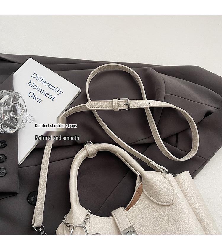 2025 Frühling/Sommer Damen Stilvolle Koreanische Bucket Bag – Vielseitige Lässige Schulter- & Umhängetasche