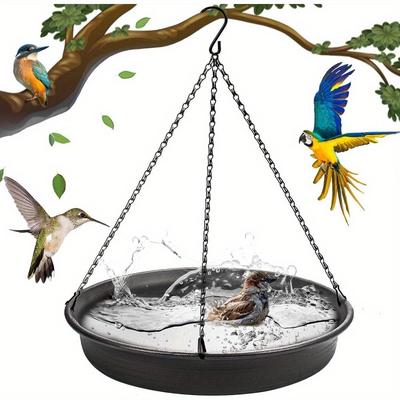 1PC Hanging Bird Bath Tray/bird Feeder, Garden Bird Bath Tray/wildlife Feeder Suitable for Outdoor Garden/terrace Decoration