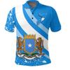 Africa Somalia Flag Map 3D Printing Short Sleeve Polo Polo Shirt Clothing Casual Male Polo Lining