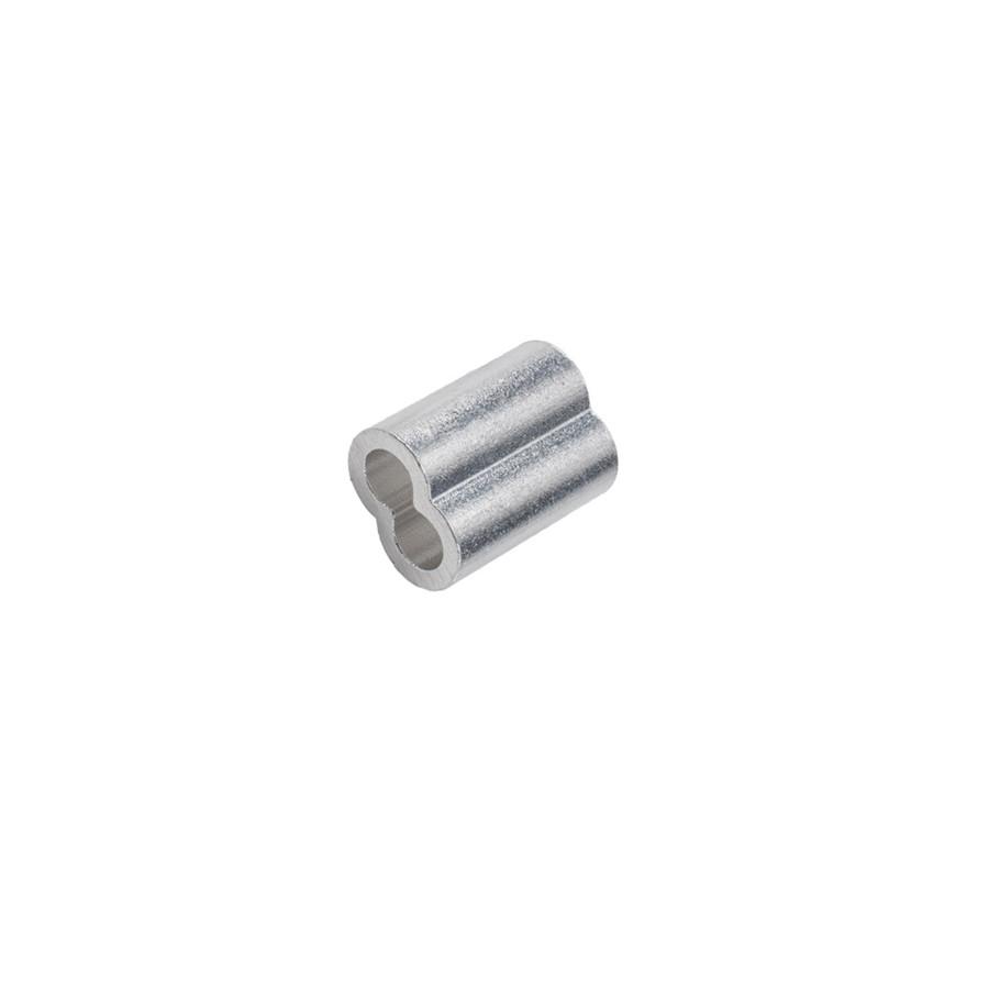 245 × M1.2 / 3/4 / 5 7-Size Aluminum Crimping Loop Sleeve Assortment Kit for Wire Rope Cable Thimbles Rigging
