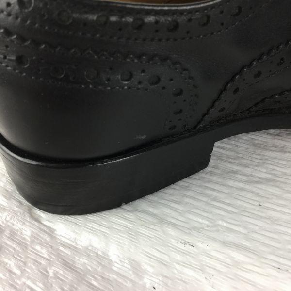80'ler-90'lar Vintage REGAL HERITAGE Kanat Uçlu Tam Delikli İş Ayakkabısı Siyah beden 25.0 Erkek(KULLANILMIŞ)