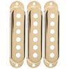 3Pcs Single Pickup Cover Brass 48mm 50mm 52mm Musical Instrument Accessories for ST SQ Electric Guitar