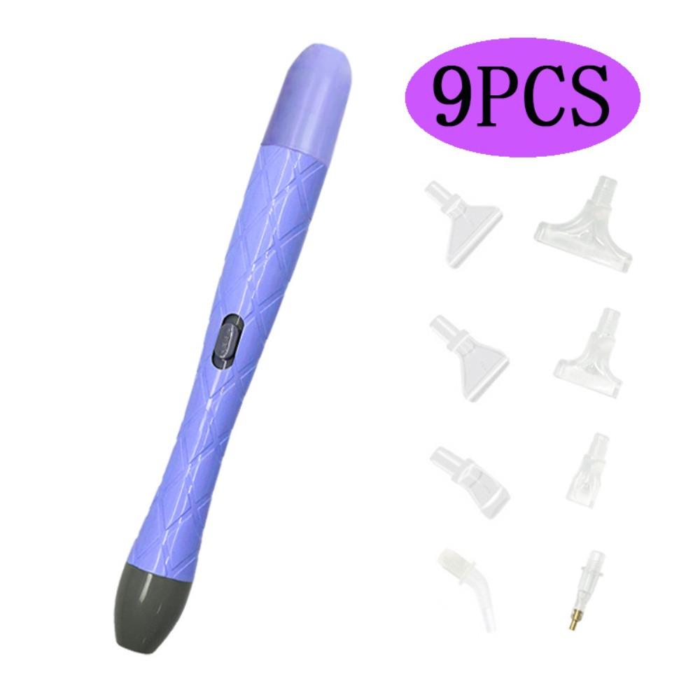 DIY Craft Vacuum Diamond Painting Pen Kits Long-lasting and Stable Beading Plates Electric Diamond Suction Tool with Storage Bag