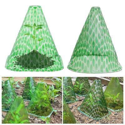 Garden Cloches Reusable Plant Cloches Transparent Bell Jar Covers for Protecting Plants Seedlings from Sun Frost Snails Birds
