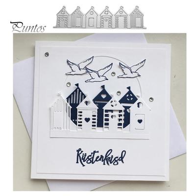 Home House Cutting Dies DIY Scrapbook Emboss Paper Cards Decor Punch Stencil