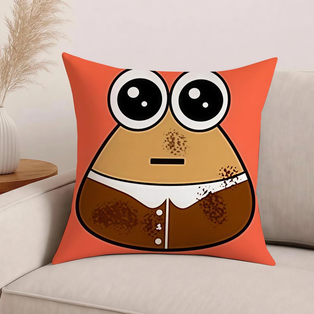 Hot Game My P-Pet Alien P-Pou Pillow Case Office Cushions Suitable For Sofa Car Bedroom Decorative Cushion Cover