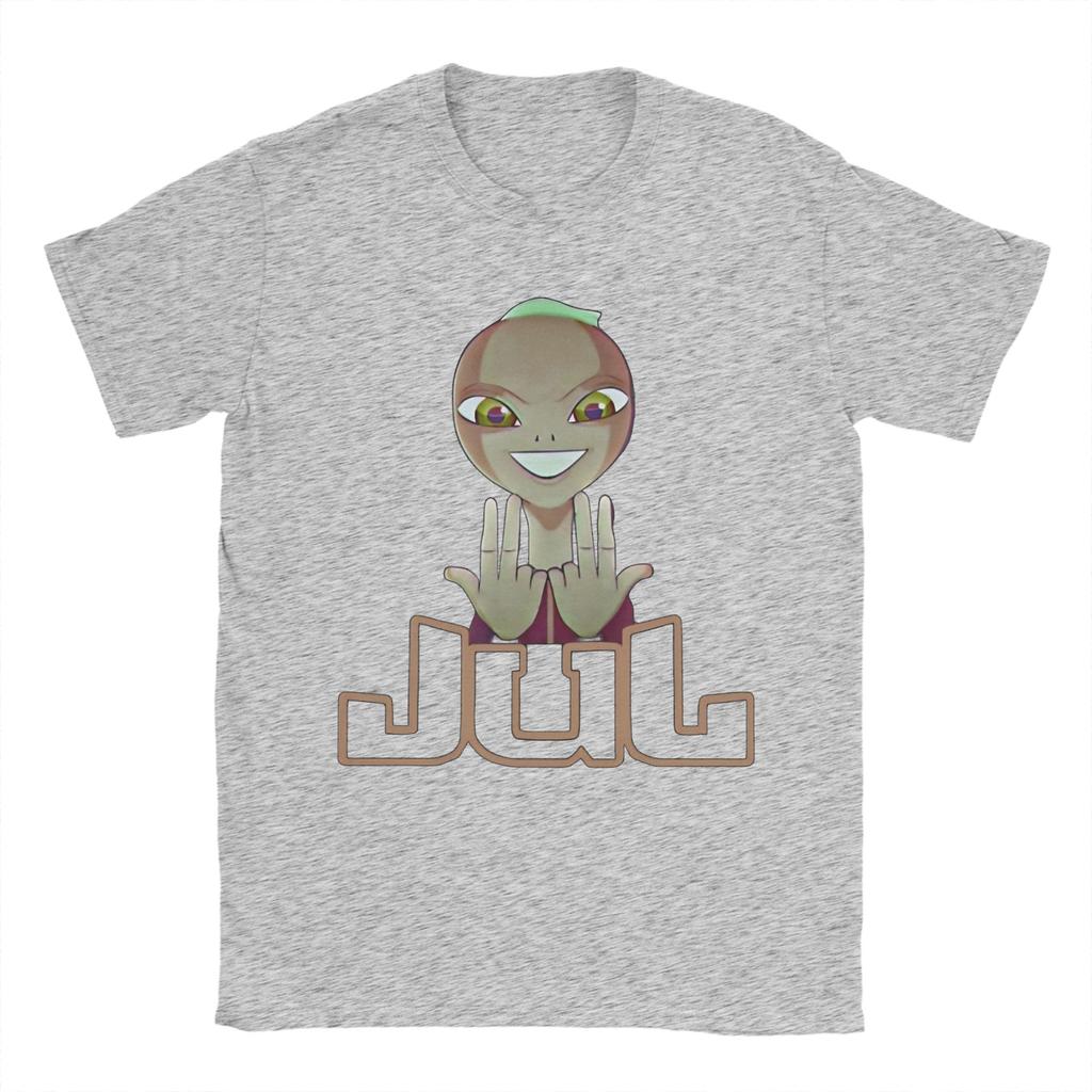 Men's T-Shirts JULs Rap Funny Cotton Tee Shirt Short Sleeve  T Shirts Crewneck Tops Gift Idea
