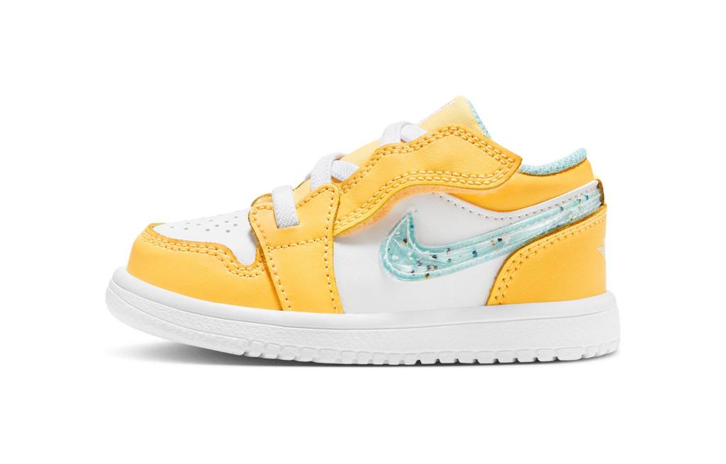Jordan Air Jordan 1 Low Alt SE TD Slip Resistant Low top Baby & Toddler Shoes Yellow White Infant And Toddler DX4388-800
