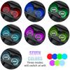 CIC1 For Opel Vauxhall OPC Line Logo Antara Astra Corsa Meriva GSI Emblem Led Car Water Cup Mat Drink Holder Auto Interior Decorative