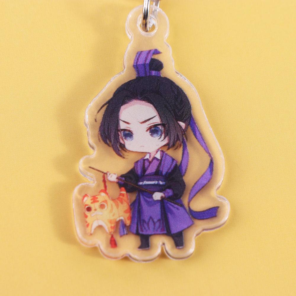 Wei Wuxian Mo Dao Zu Shi Keychain Anime Cartoon Character Acrylic Pendant  Bag Accessories