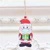 Wooden Painted Christmas Tree Ornaments - Creative Elderly Mask Hanging Decoration