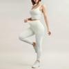 Women's Slim-Fit Breathable Yoga Suit: Quick-Dry Three-Piece Set with Bra for Outdoor Fitness.