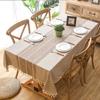 Modern Minimalist Cotton Linen Blend Tablecloth Dining Table Coffee Decorative Rectangular Cover
