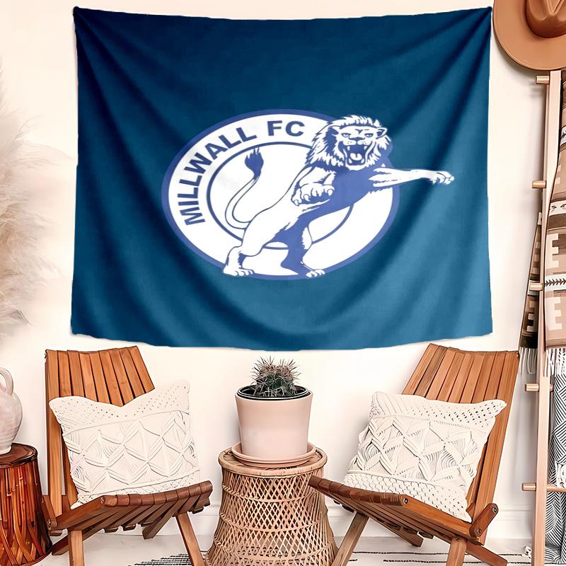 Millwall Football Club Tapestry Wall Hanging Room Background Cloth Home Decor Beach Mat Yoga Mat Sofa Bed Sheet