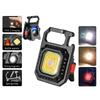 COB Multifunctional Portable Mini Keychain Light Rechargeable USB Interface LED Work Light Emergency Outdoor Camping Light