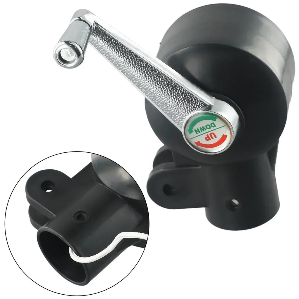 Patio Umbrella Crank Handle Metal/Plastic Crank Handle Heavy Duty Replace Umbrella Holder Umbrella Spare Parts Courtyard Deck