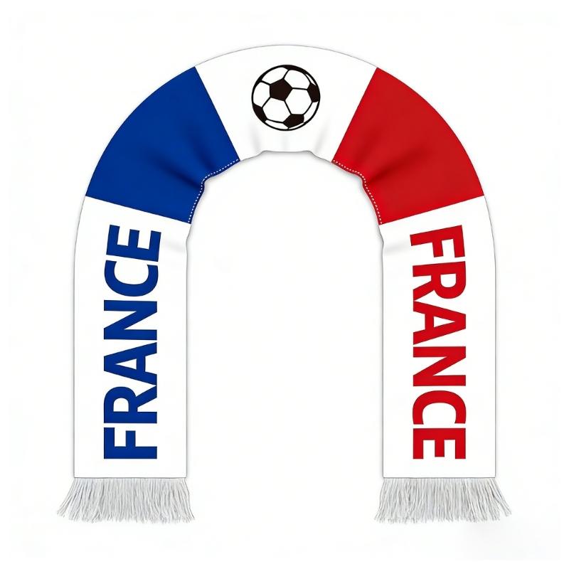 2026 International Football Championship National Flag Scarf Soft Comfortable Fabric For Football Fans And Sports Enthusiasts