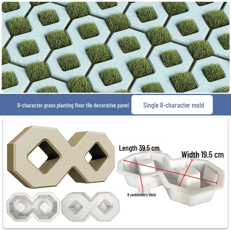 Garden Cement Tile Mold for Outdoor Stepping Stones