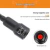 Phosphorized Black High-Magnetic 1/4" Imperial Hex Shank Air Wrench Bit Socket Head.