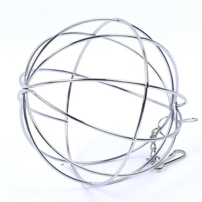 Sphere Feed Dispenser Hanging Ball Toy Guinea Pig Hamster Rat Rabbit Pet Supply