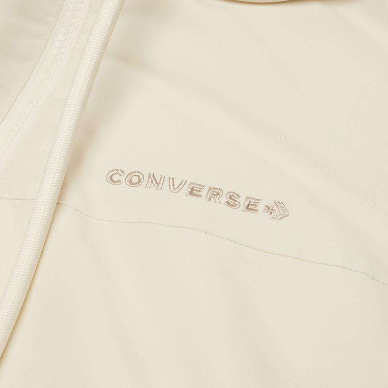 New Converse Down Jacket Women's Ecru 10025221-A01