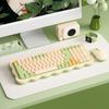 BOW Hangshi MK98 Wireless Keyboard & Mouse Combo - Mechanical Feel, Aesthetic Design for Office & Laptop/Desktop.