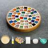 Handmade Diy Mosaic Cup Mat Bottom Bamboo Pad Early Education Free Creation Handicraft Toys