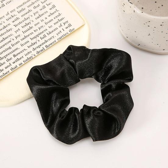 Hair Tie Adjustable Fit High Elasticity Smooth Satin Hair Band Soft Non-Irritating Scalp Hair Holder Daily Party Outing Hair Accessory
