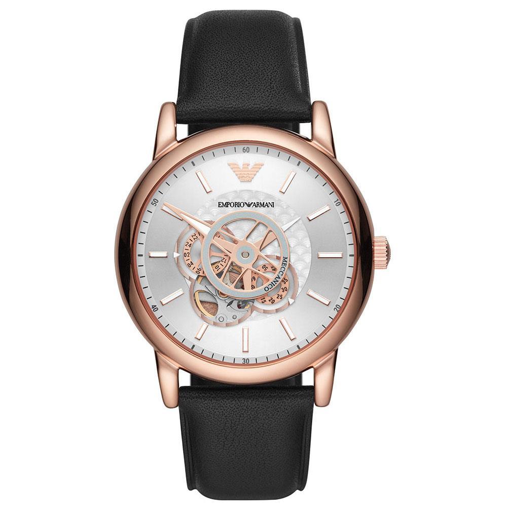 Emporio Armani AR60013 Automatic Black Leather