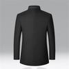 Men's Woolen Jacket Men's Stand Collar Jacket Middle-aged Men's Woolen Coat