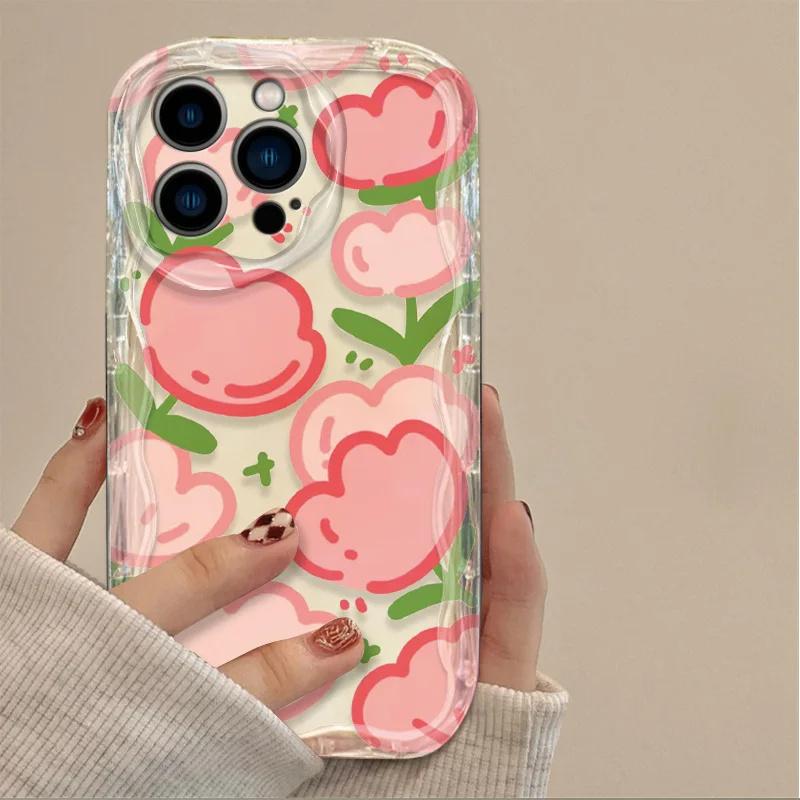 Flower Case For OPPO Realme C53 C55 C65 C67 C35 C21Y C25Y C31 C33 C20 C11 C21 C12 C15 C25 C30 GT 6 10 11 5 6 7 12 13 Pro Plus