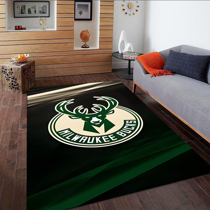 Bucks Team Logo Carpet, Kitchen Rugs, Yoga Mat, Non-Slip Mats, Rug for Bathroom, Living Room Bedroom, Camping Rugs Christmas Gift
