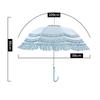 Long-Handle Sun Umbrella Elegant Automatic Open Sunshade Waterproof