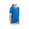 J.LINDEBERG Logo All Over Print Golf Knit Short Sleeve Polo Shirt Women Tops Blue AWKW06933-O463