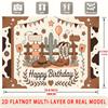 Party Backdrop Birthday Photo Booth Background Front Door Decor