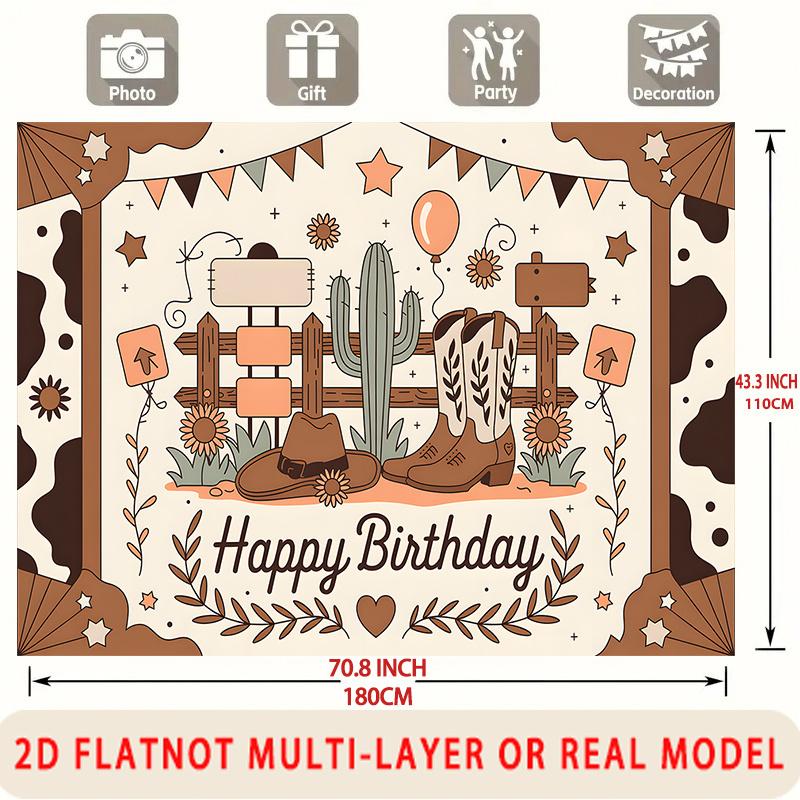 Party Backdrop Birthday Photo Booth Background Front Door Decor