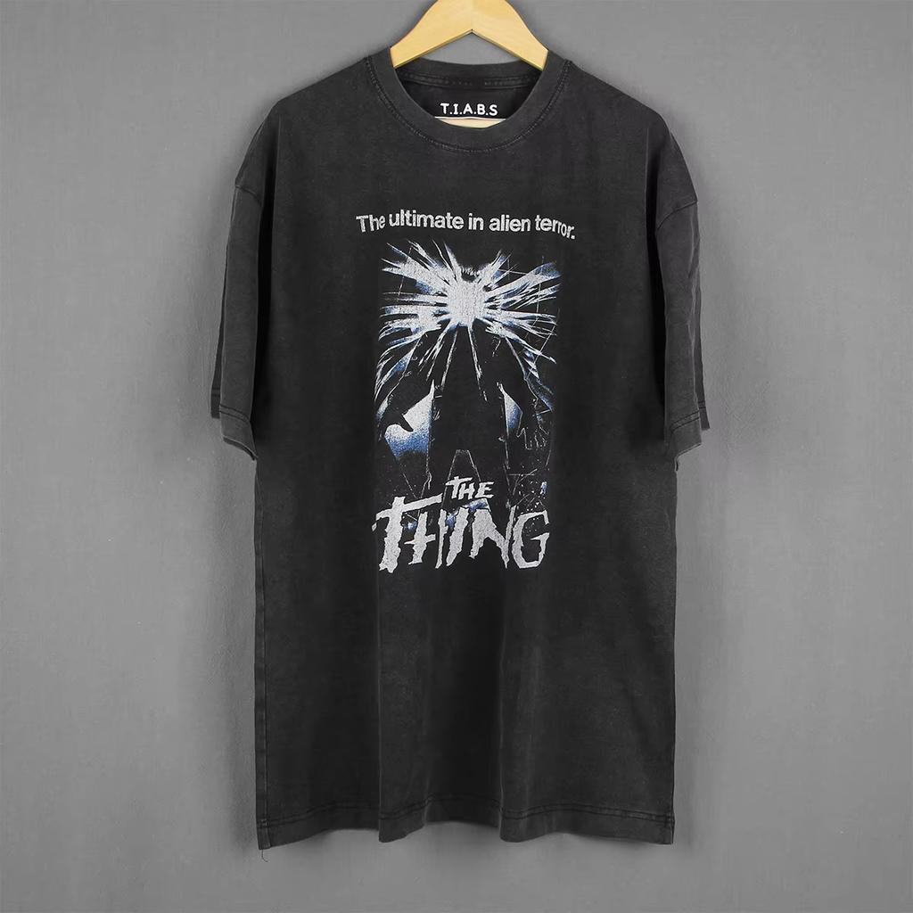 Tričko The Thing John Carpenter 80. léta Horor Sci-Fi Kultovní film They Live Halloween Princ temnoty Unisex Bavlněné Potiskované Tričko