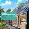 Digitale Wireless   con Sensore del Vento a Doppio Supporto 433MHz Termoigrometro Interno Esterno Temperatura Umidità Direzione Velocità del Vento 328ft Re
