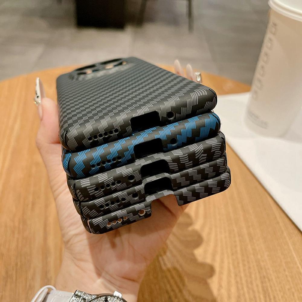 For Xiaomi Redmi Note 14 4G (163.25x76.55x8.16mm) Case Hard PC Phone Cover Carbon Fiber Texture Drop Proof