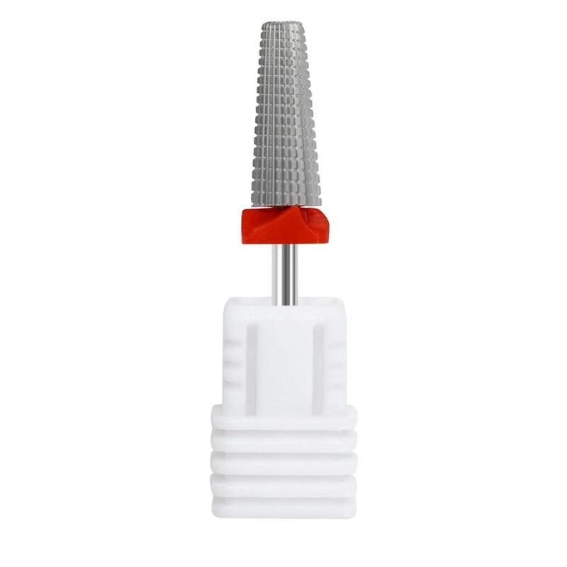 Practical Tungsten Steel Nail Care Drill Head Home and Salon Manicure Accessory for Trimming Grinding Polishing